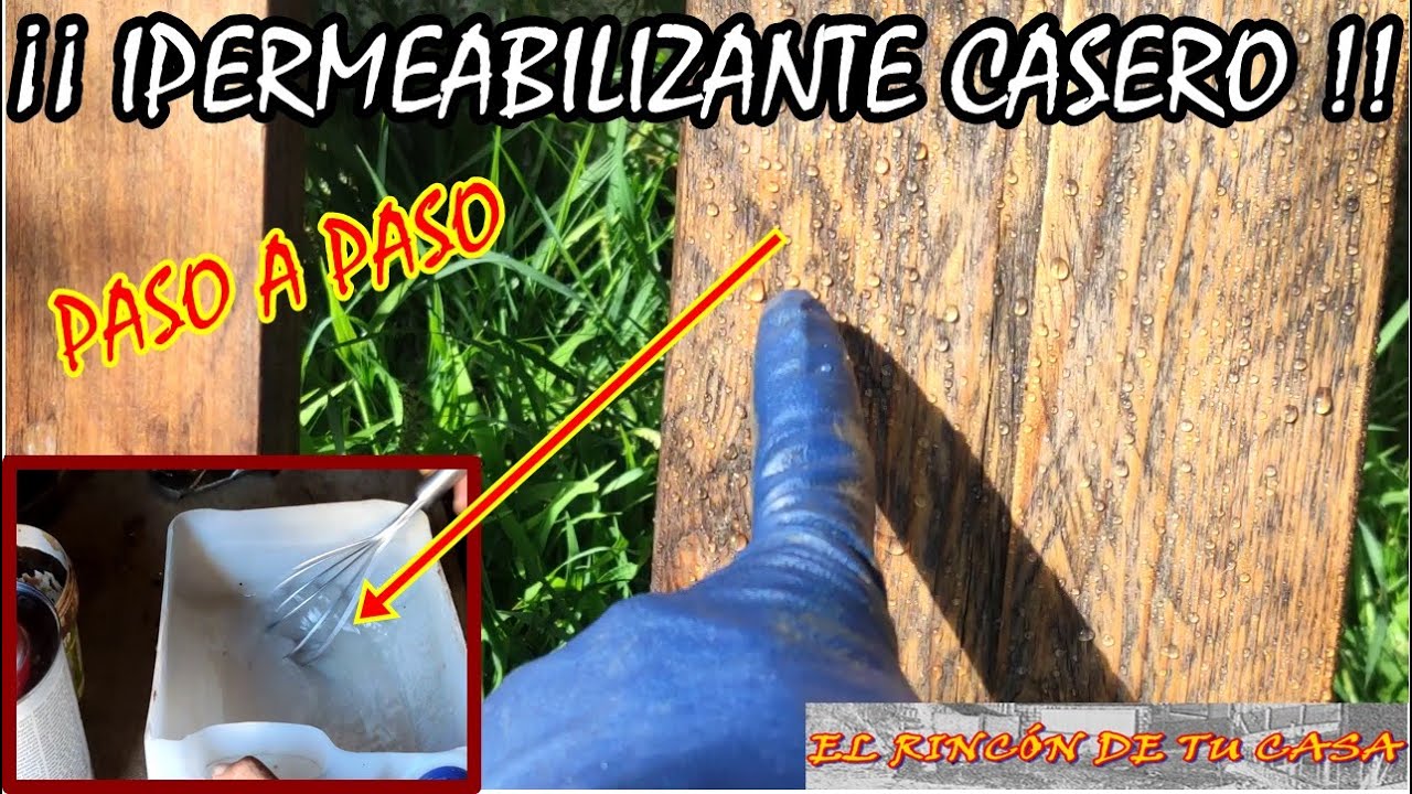 IMPERMEABILIZANTE CASERO ( Fácil , rápido y barato) , realmente increíble.