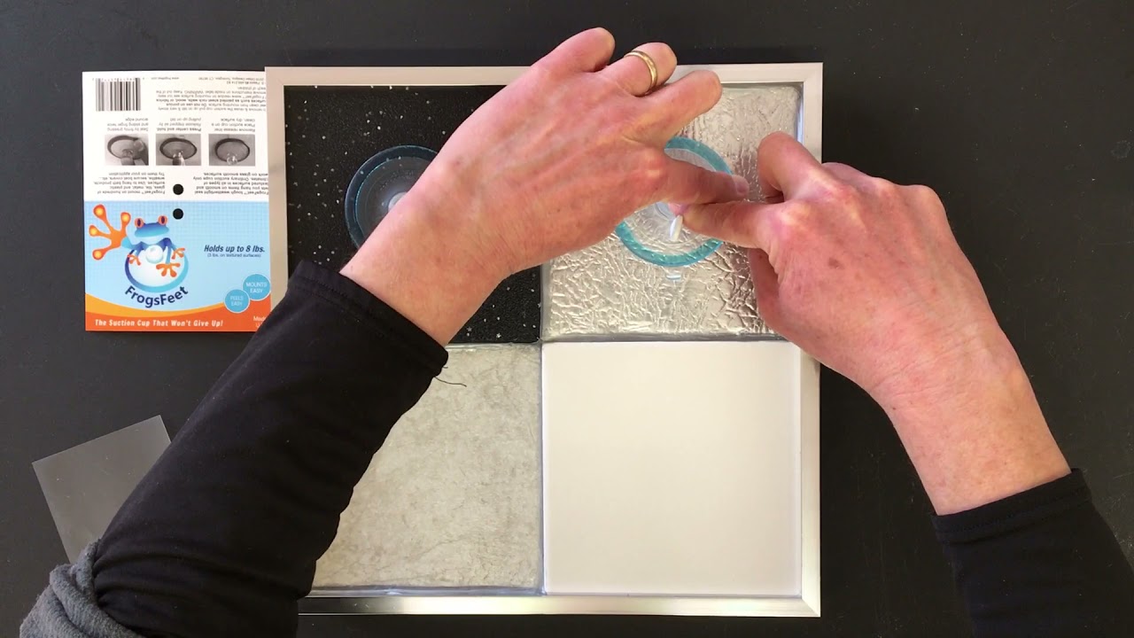 How to Make Suction Cups Stick Better and Stronger to Textured Tile - FrogsFeet™ Suction Cups