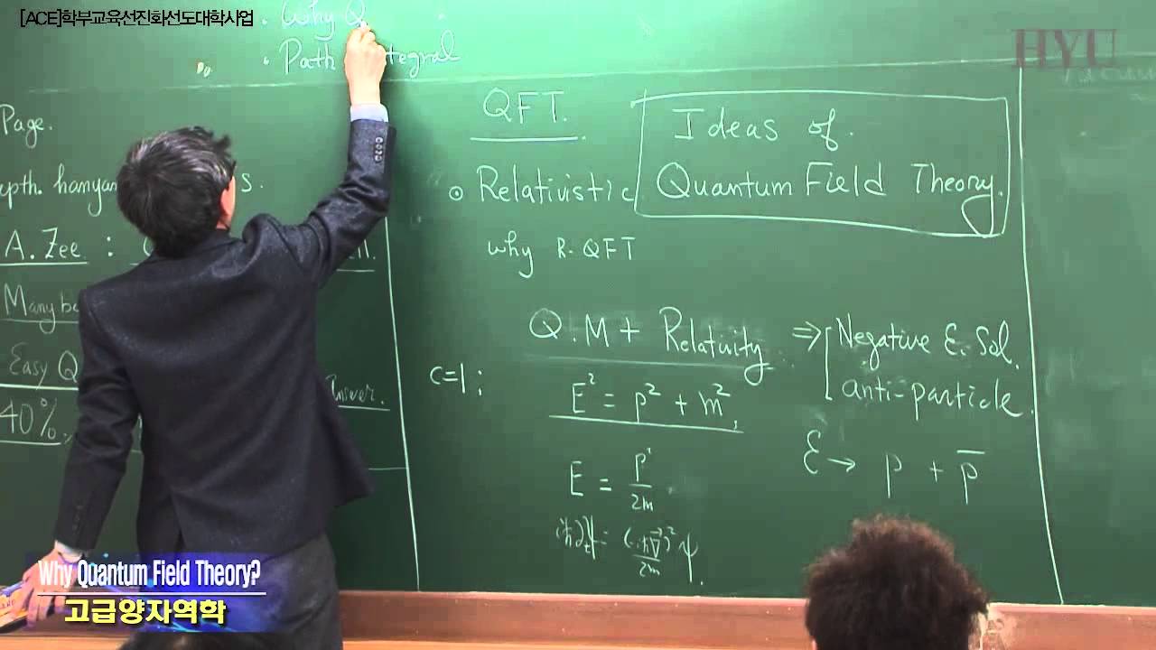 20140303 고급양자역학 1강 Why Quantum Field Theory