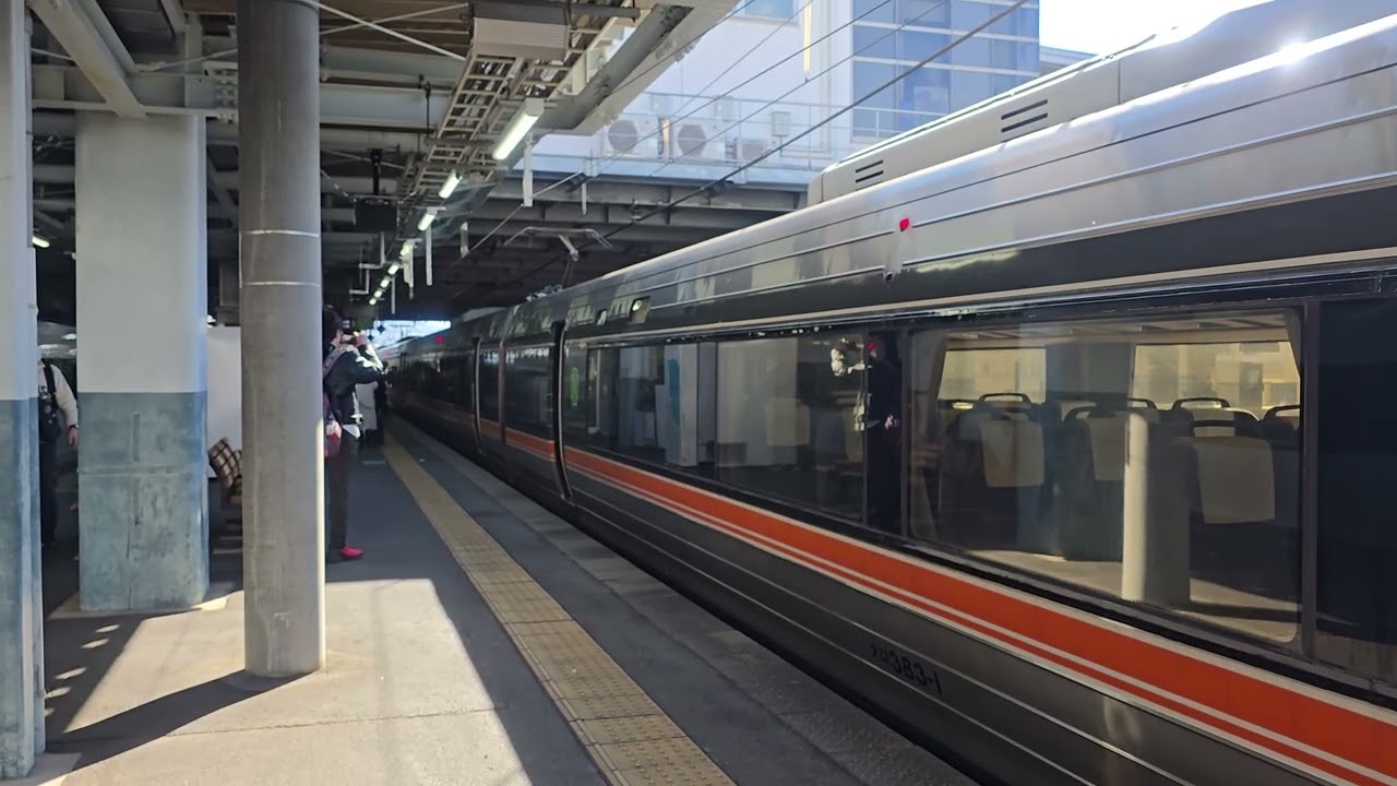 松本駅新放送！ しなの着発＆あずさ発車動画