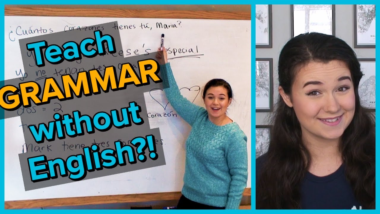 Staying in the TARGET LANGUAGE as FIRST-YEAR TEACHER: tener VERB CONJUGATION - Spanish class example