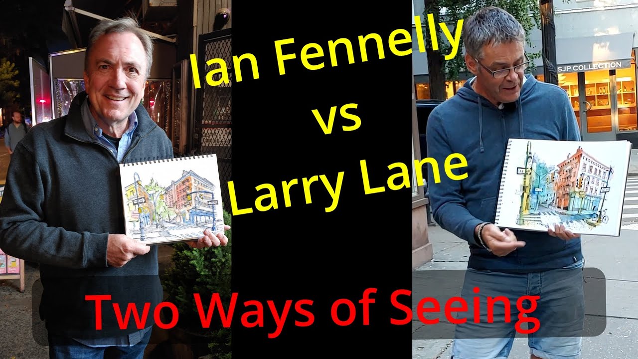 NYC Sketch Showdown: Architect Larry Lane vs. Artist Ian Fennelly