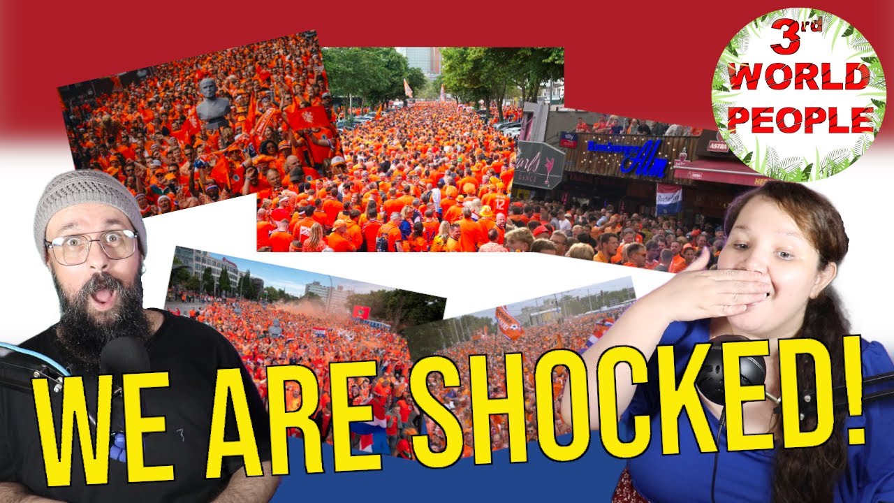 3rd WORLD PEOPLE REACT: NETHERLANDS FANS TAKE OVER THE STREETS OF HAMBURG | NETHERLANDS REACTION