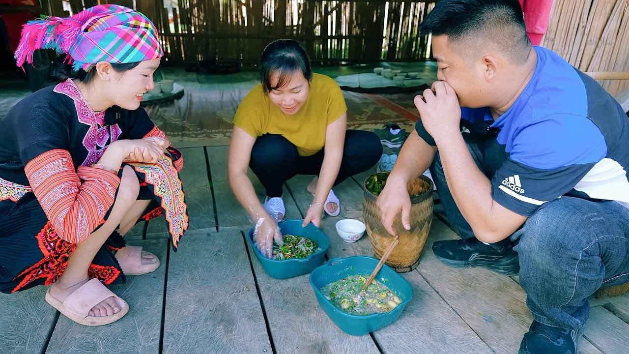 THĂM BÈ CÁ TRÊN SÔNG ĐÀ CỦA NGƯỜI SI LA | THƯỞNG THỨC ĐẶC SẢN SÔNG ĐÀ | BẾP TRÊN BẢN