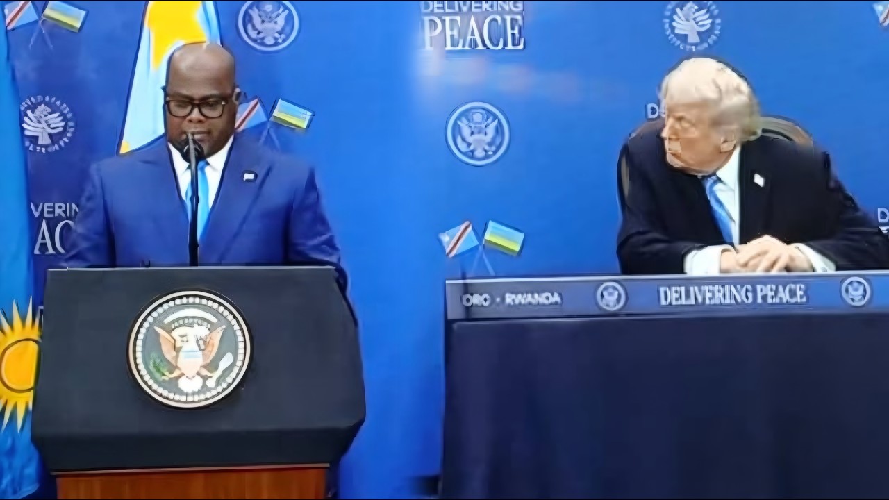 DEPUIS WASHINGTON, DISCOURS FRAPPANT DE TSHISEKEDI DEVANT TRUMP