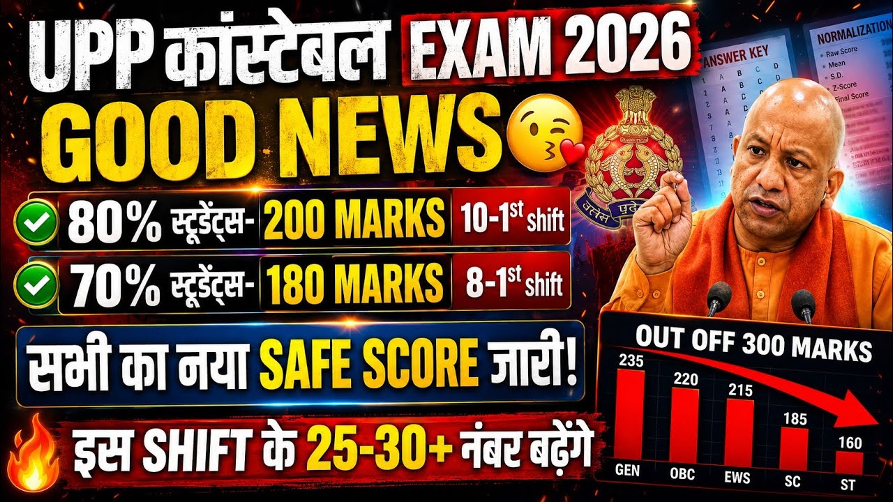 🔥UP police expected cut off 2026 देखो 🎊 |🎉 upp cut off 2026🎉 | up police cut off 2026