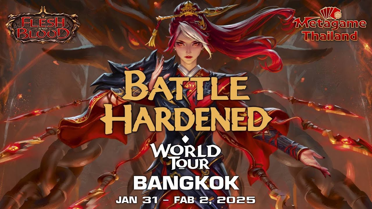 Flesh and Blood TCG: Battle Hardened Bangkok 2025 | First CC Event for The Hunted season
