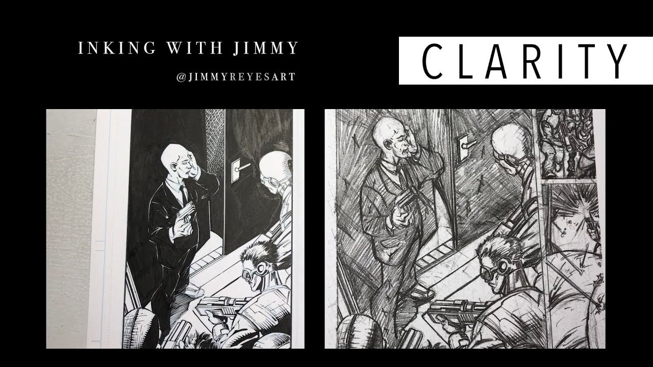 COMIC BOOK INKING - Clarity