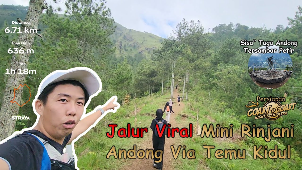 Trail Running Andong Via Temu Kidul Jalur Viral Mini Rinjani full tanjakan penyesalan Persiapan CTC