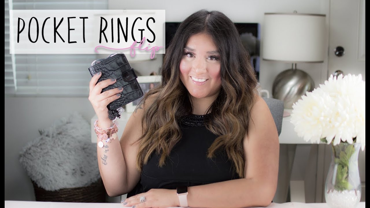 FILOFAX CROC POCKET RINGS: FLIP FEAT.. MOON BABE INKERY formally..GYPSYCHAOSCO