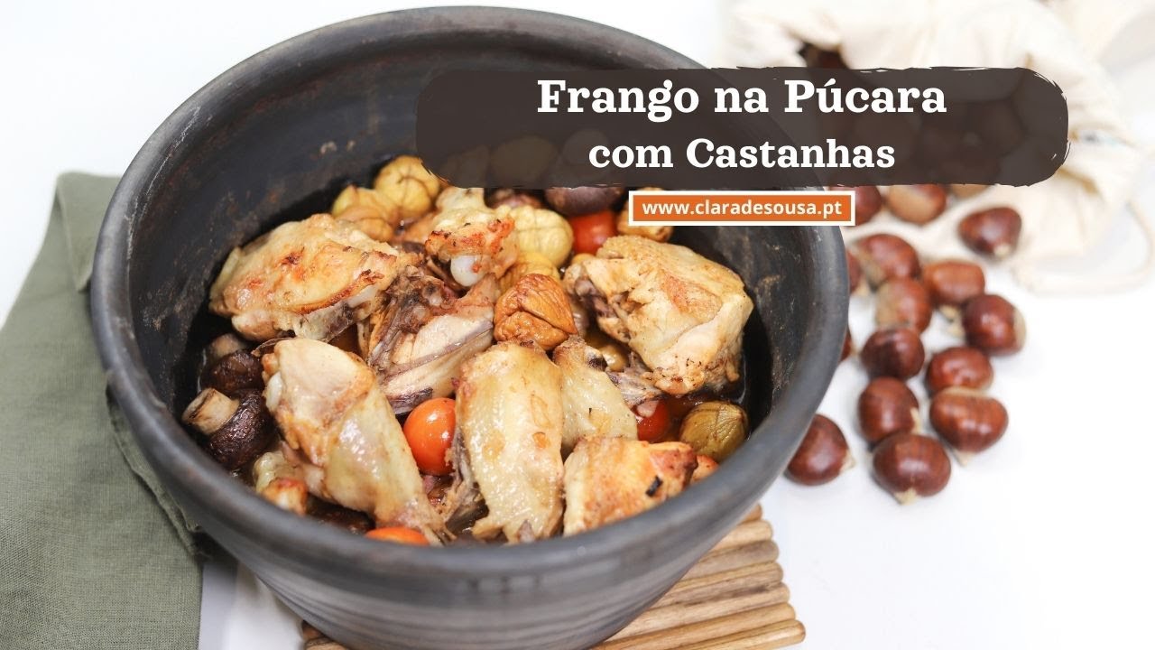 Frango na Púcara com Castanhas