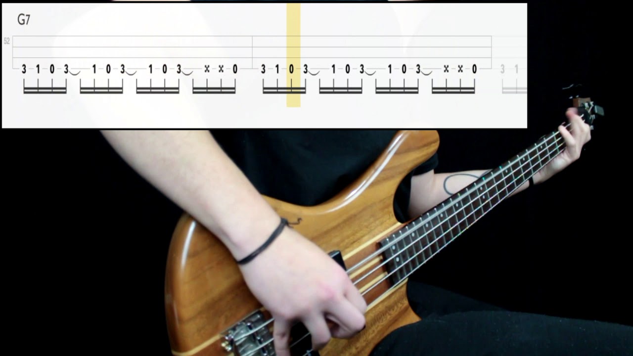 Jane's Addiction - Been Caught Stealing (Bass Cover) (Play Along Tabs In Video)
