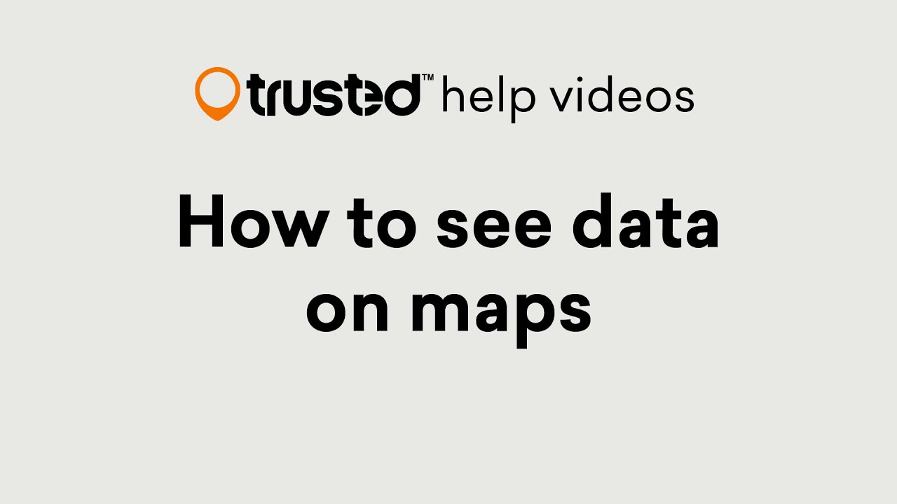 How to see data on maps