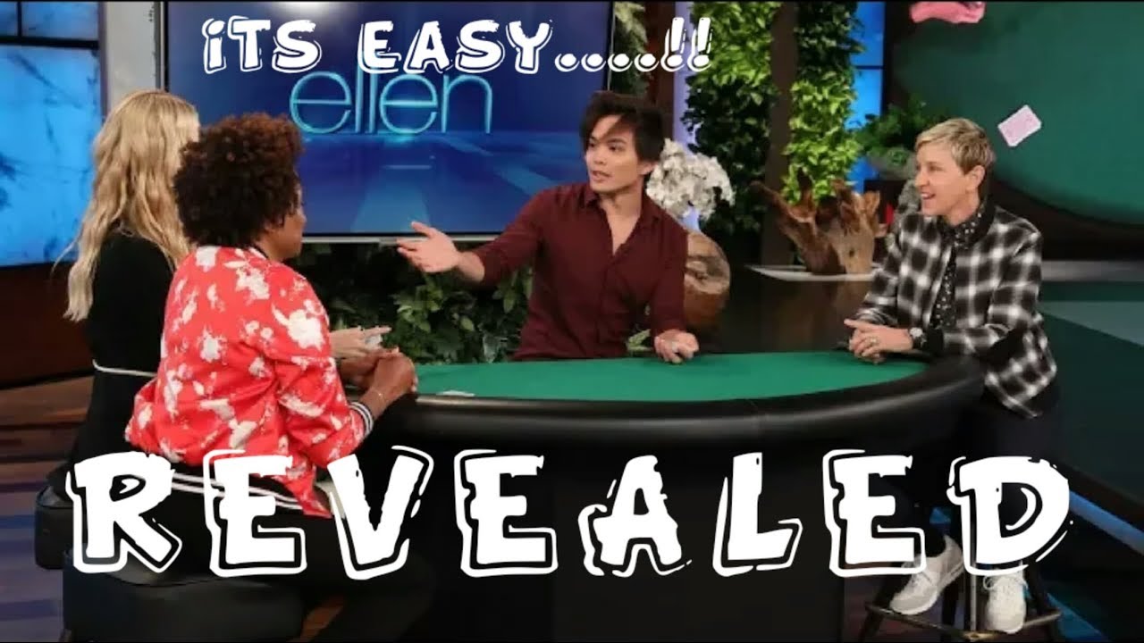 Shin Lim REVEALED  !! Card Trick in Ellen Show [ Tutorial ]