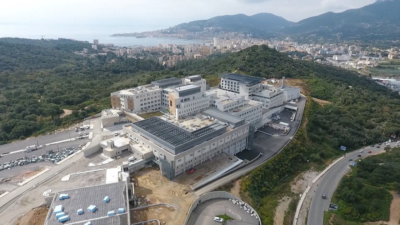 Nouvel hôpital d'Ajaccio : visite de chantier