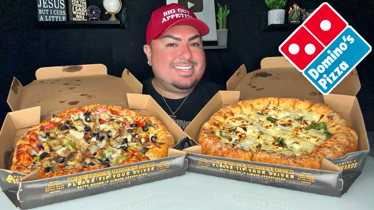 NEW VIRAL STUFFED CRUST PIZZA FROM DOMINOS