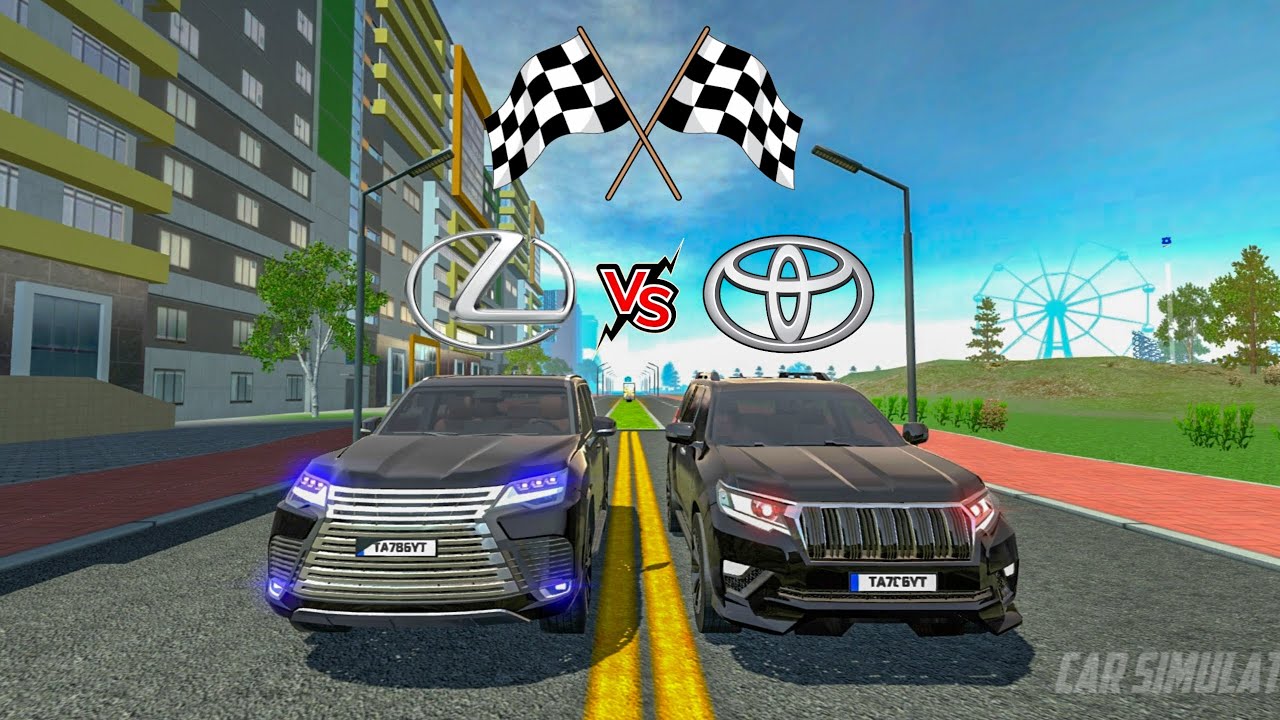 Car Simulator 2 | Lexus VS Toyota | LX 600 VS Land Cruiser Prado | Race&Top Speed | Android Gameplay