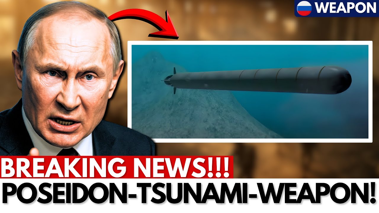 POSEIDON REVEALED! Russia's submarine weapon generates 500m tsunami wave!