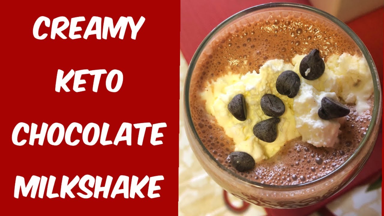 KETO CHOCOLATE MILKSHAKE. Four Ingredients l Easy to Make l Creamy & Delicious