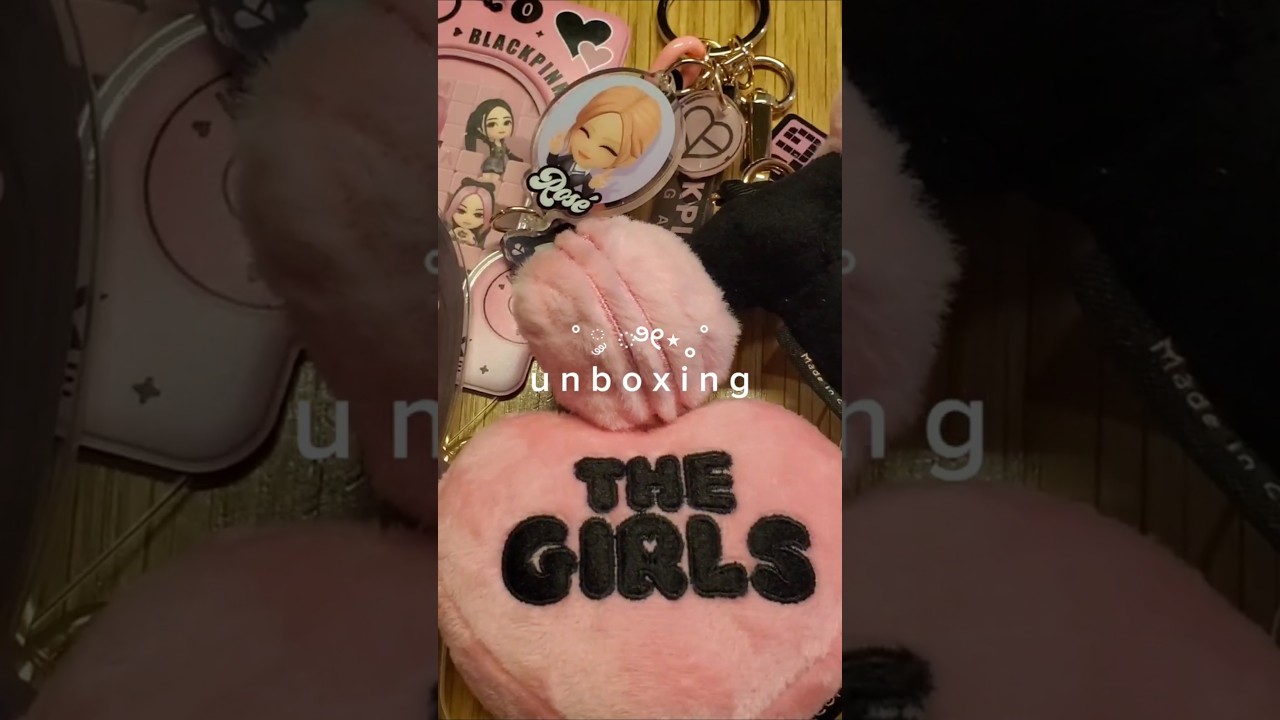 unbox bptg merch w me 🎀  #blackpink #blackpinkthegame #shorts