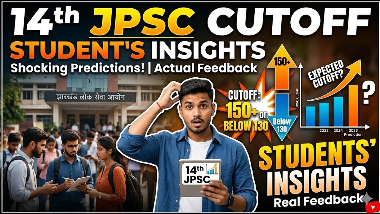 14th JPSC cutoff, will it be 150+ or below 130, an honest observation. 