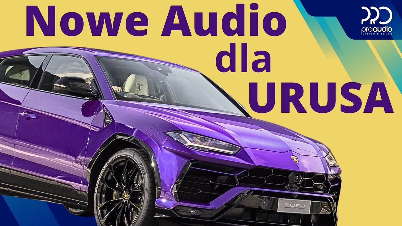 Poprawiliśmy Lamborghini Urus. System High End z głośnikami Brax.