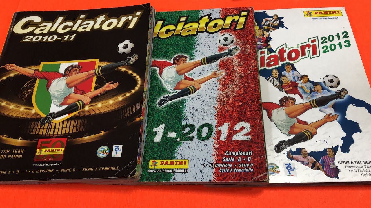 TUTTI I NOSTRI ALBUM CALCIATORI PANINI!