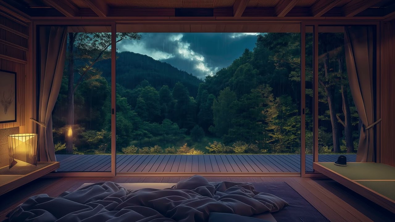 Rain Sounds Sleep Aid White Noise | 3 Hour Immersive Sleep Background Sound | Fall Asleep Easily