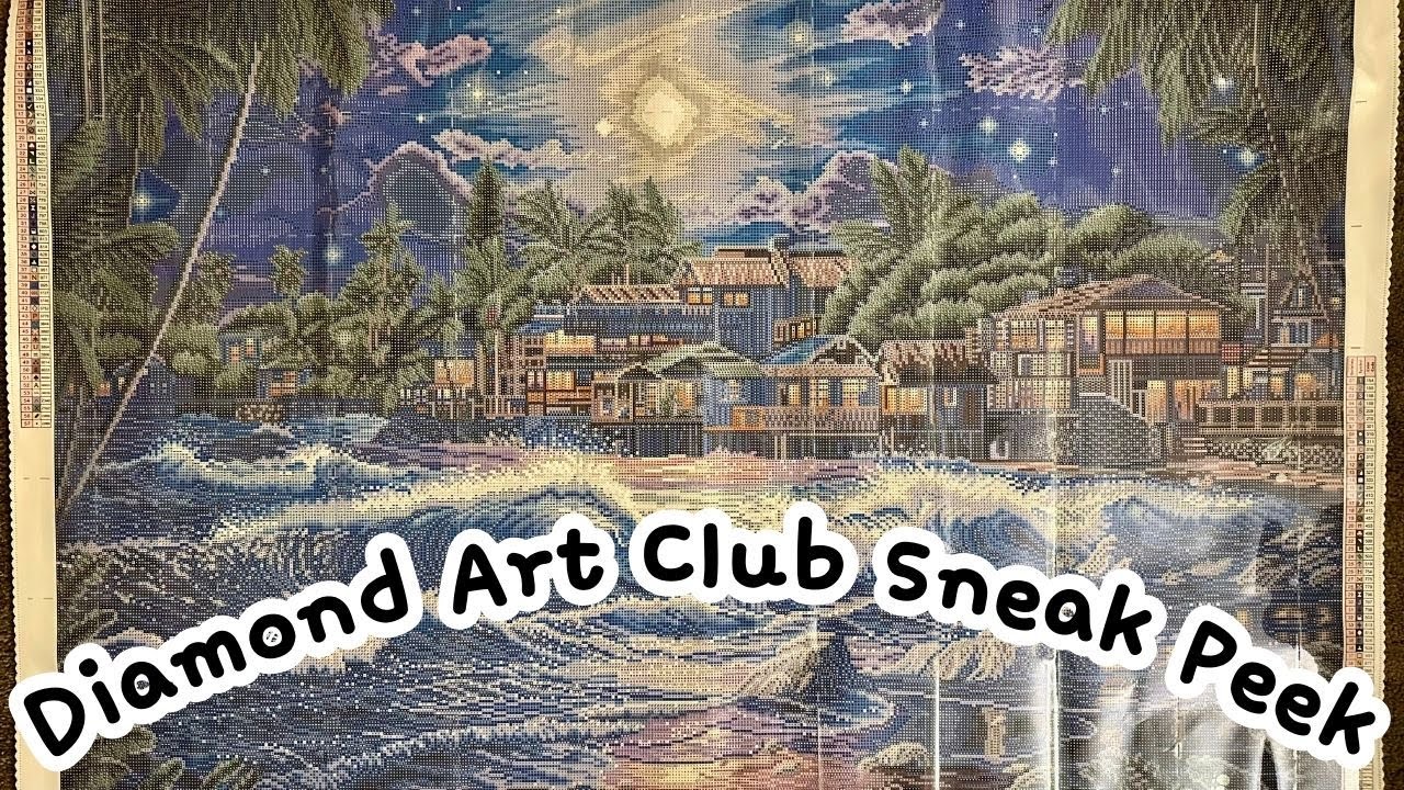 lahaina starlight by christian riese lassen | diamond art club sneak peek!