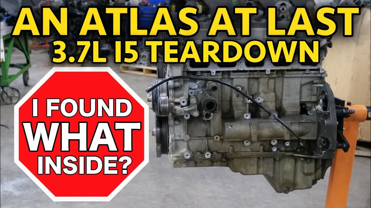 Blown Colorado 3.7 Atlas 5 Cylinder Engine Teardown. You Asked, Fan Delivered! Solved a Mystery Too