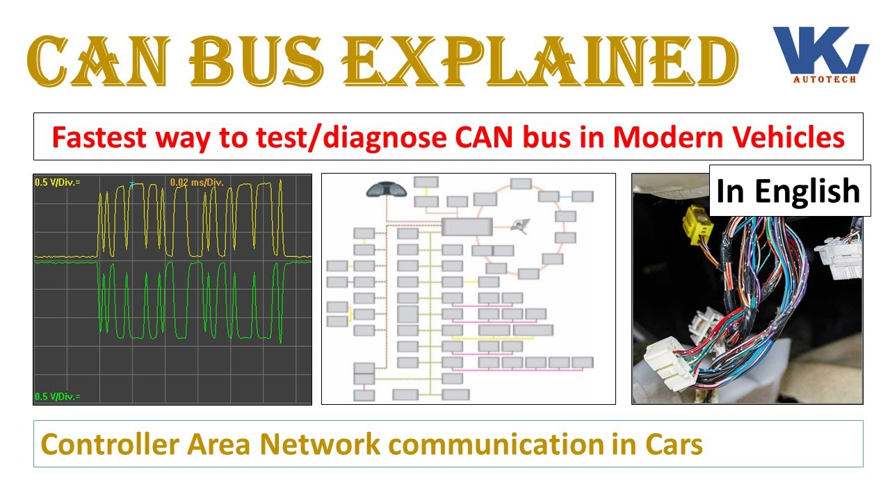 Controller Area Network II CAN bus diagnostics and Test by multimeter explained in English