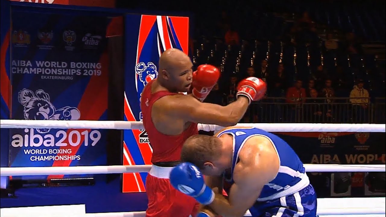 Round of 32 (+91kg) CLARKE Frazer Edward (ENG) vs BABIC Vladan (SRB) /AIBA World 2019