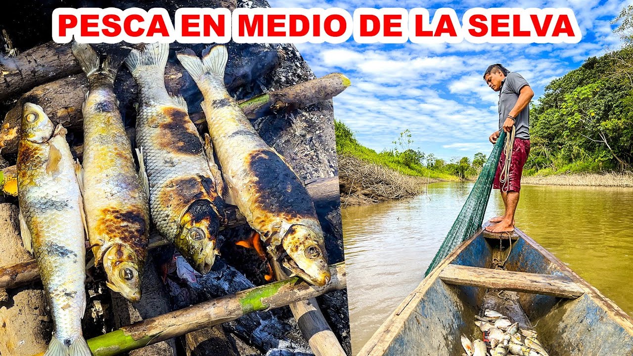 PESCA ARTESANAL en EL RÍO MÁS LARGO DEL PERÚ, Requena Loreto | Jordy Aventurero