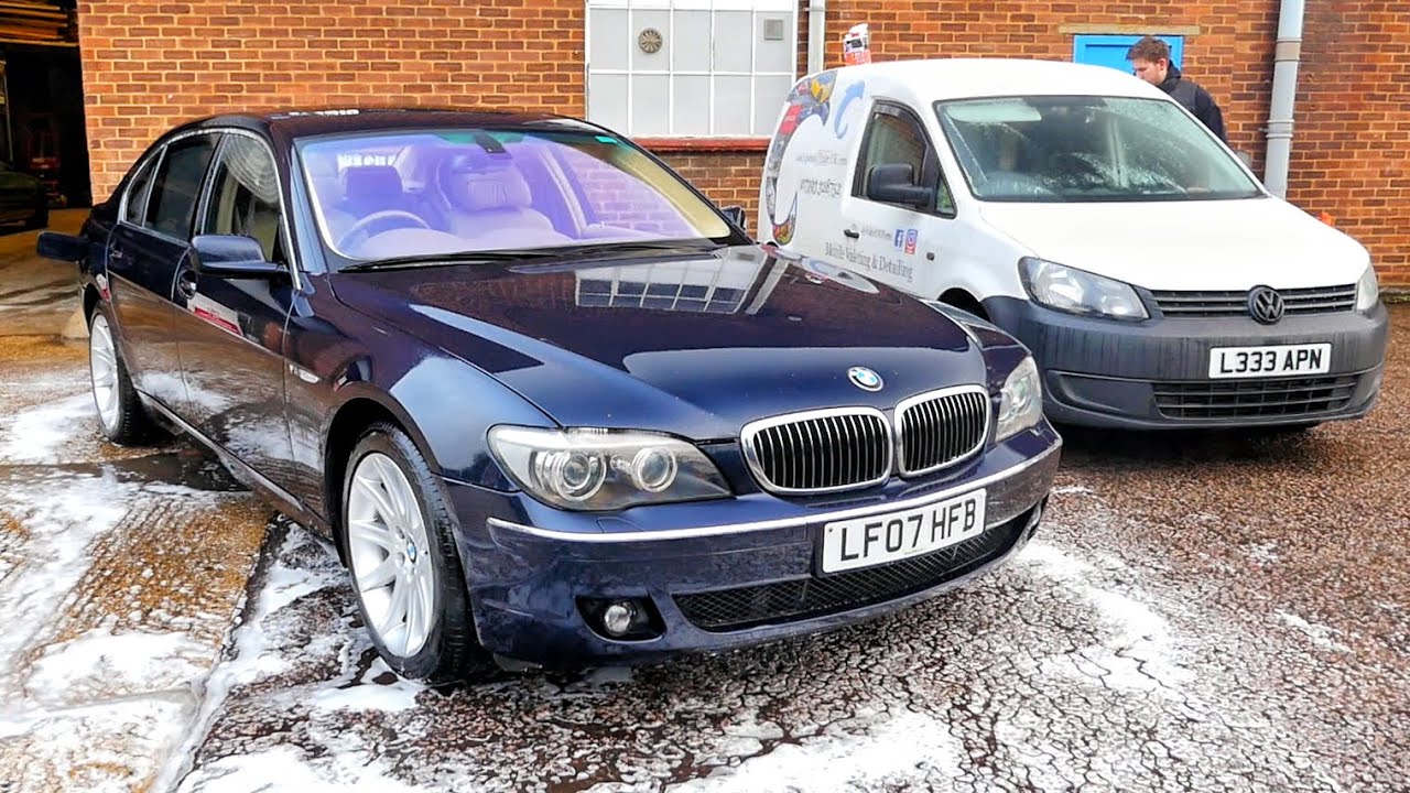 DEEP cleaning my 2007 V12 BMW 760Li