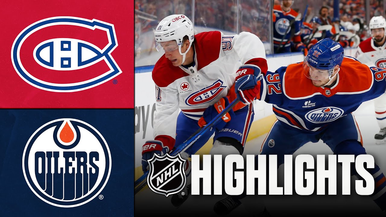 NHL Highlights | Canadiens vs. Oilers | October 23, 2025