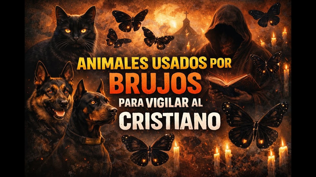 ANIMALES USADOS POR BRUJOS PARA MONITOREAR Y BLOQUEAR AL CRSITIANO