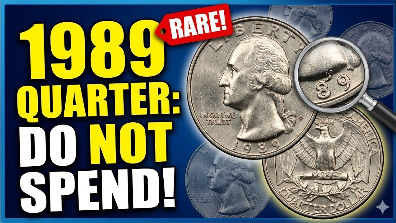 1989 Quarter Dollar Coin Worth Money? Rare U.S. Coin Value!
