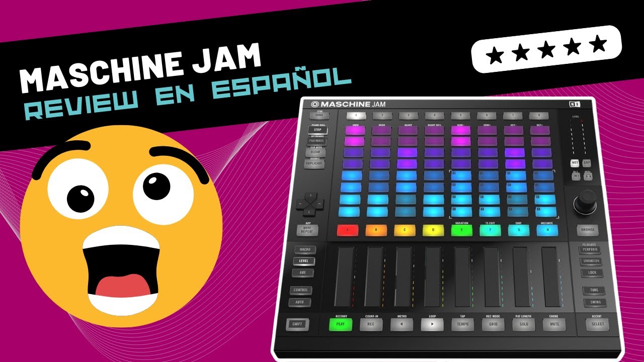 NATIVE INSTRUMENTS MASCHINE JAM | Unboxing & Review (Español)