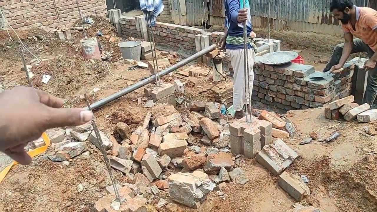 ####দোতলার কাজটা ঈদের আগে আজকে ছুটি দিয়ে দিলাম লোকজনের আবার ঈদের পরে শুরু করি বল আলহামদুলিল্লাহ 