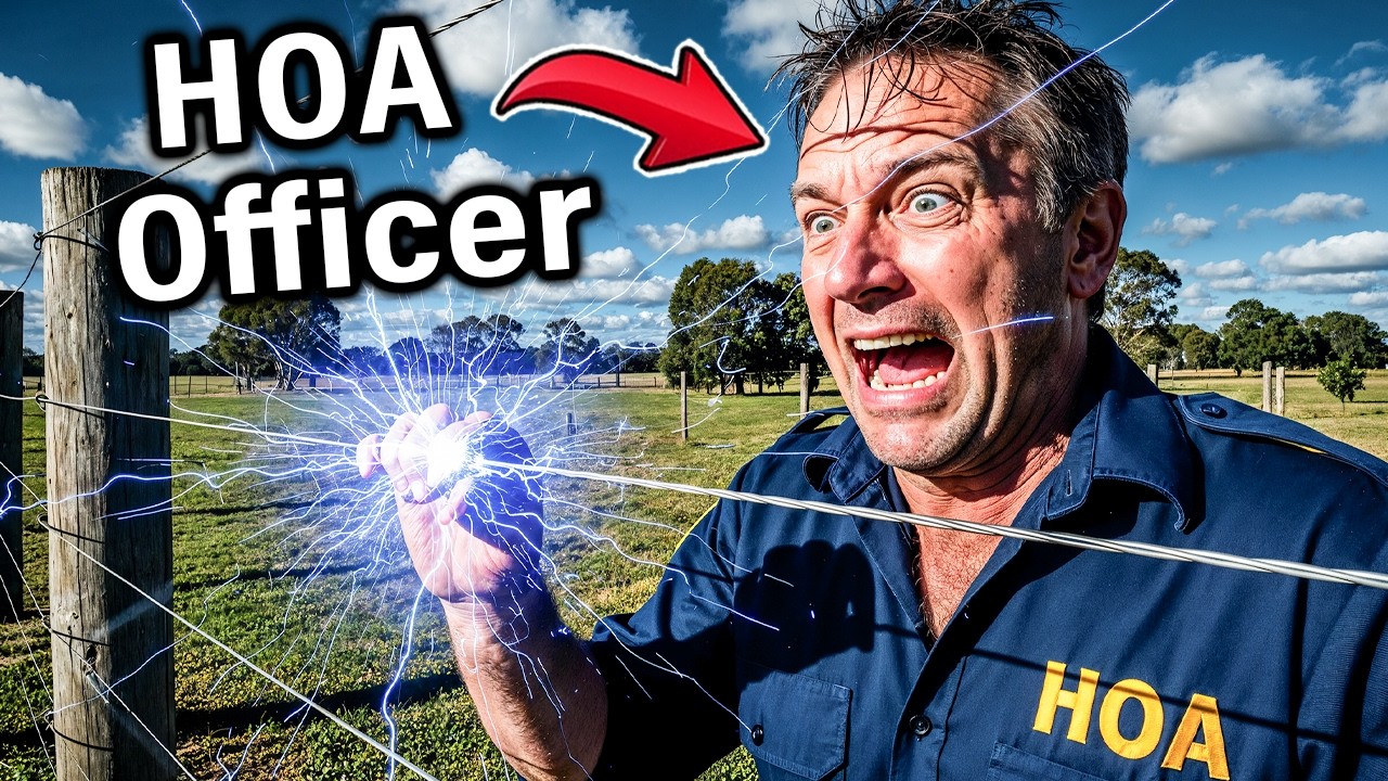 HOA Officers Constantly Trespassed My Farm, So I Put Up Electric Fences!