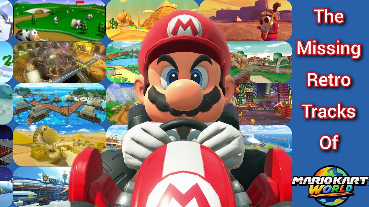 Пропавшие ретро-трассы Mario Kart World