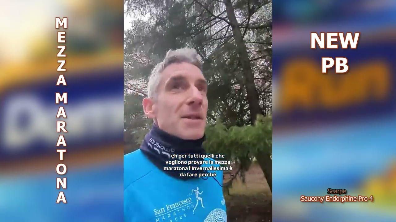 Personal best all'Invernalissima 2025, mezza maratona ai piedi di Assisi