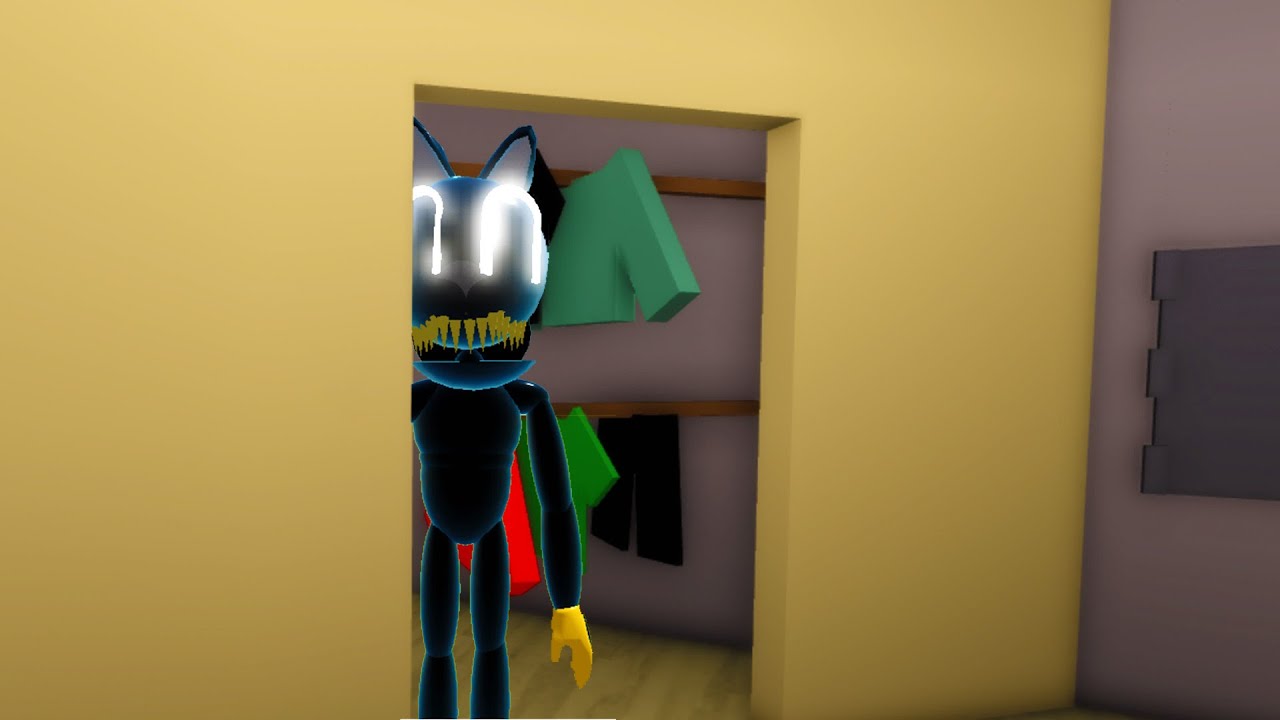 I caught CARTOON CAT in my closet in Roblox BrookHaven 🏡RP..