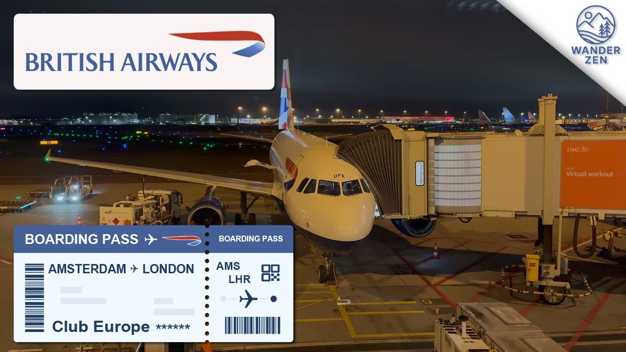 British Airways Club Europe/Business Class | Schiphol to London Heathrow