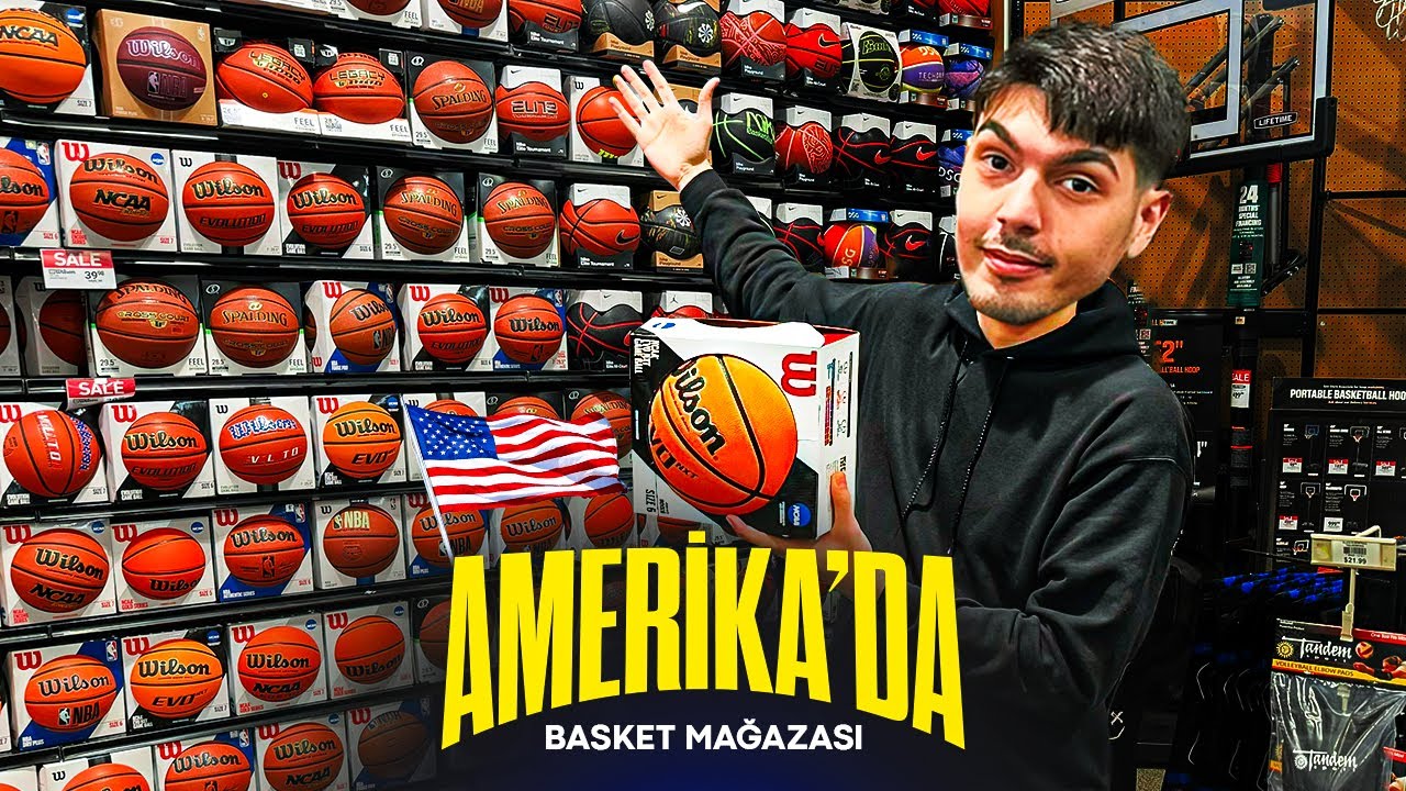 AMERİKA'DAKİ BASKETBOL MAĞAZALARI! (10.000 TL Alışveriş!)