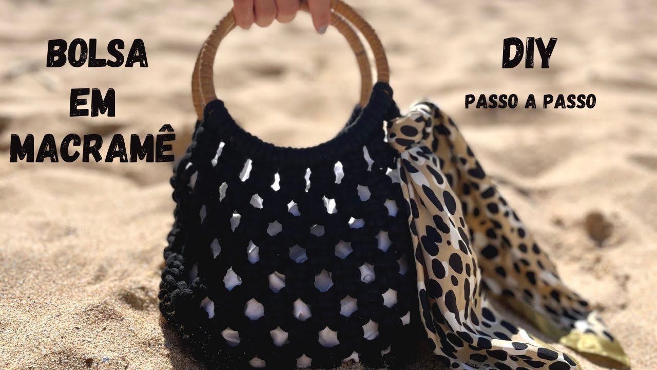Bolsa em Macramê
