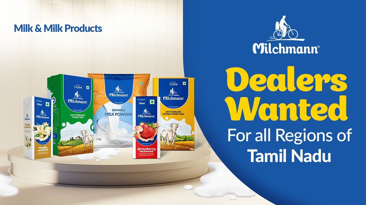 Dealers Wanted | For Milk and Milk products