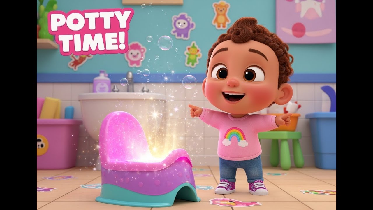 Potty Training Made Fun! 🧼✨  Sing Along Song