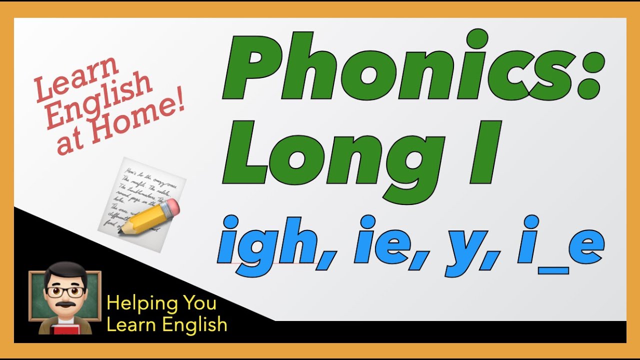 Phonics Rules: Long I 👏 American English 👏 Spelling Rules & Pronunciation