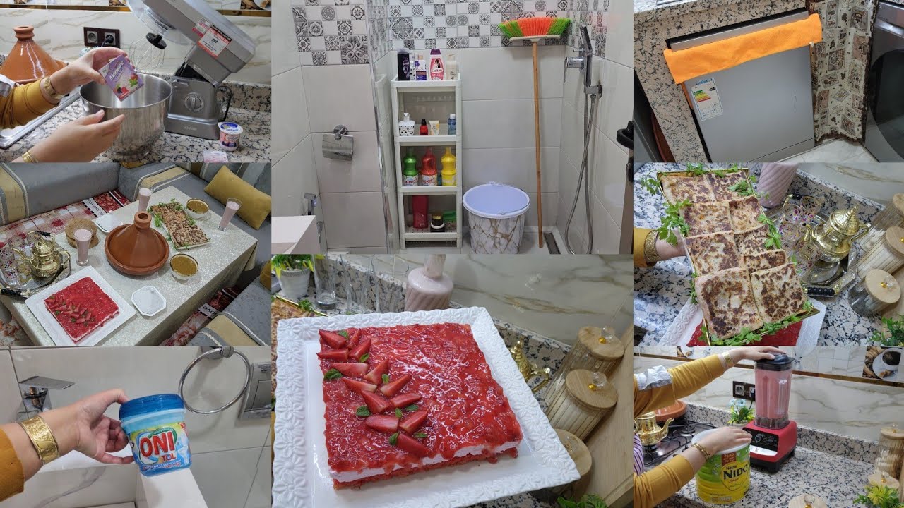 كثرت الحسابات كاتنقص البركة🤔طبيلة متنوعة كل أفكار 🍁كريب بالطون🍁طارط بالفريز خطيرة 🍁روتين بعد الفطور 